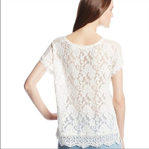 Miss Me Cream Lace Top - Picture 2 of 6